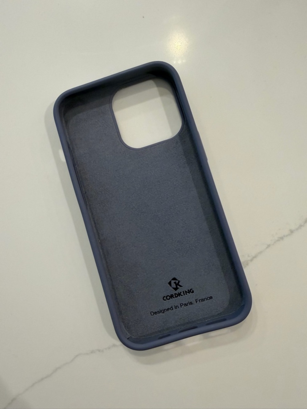Blue Protective Silicone iPhone 13 Pro Case